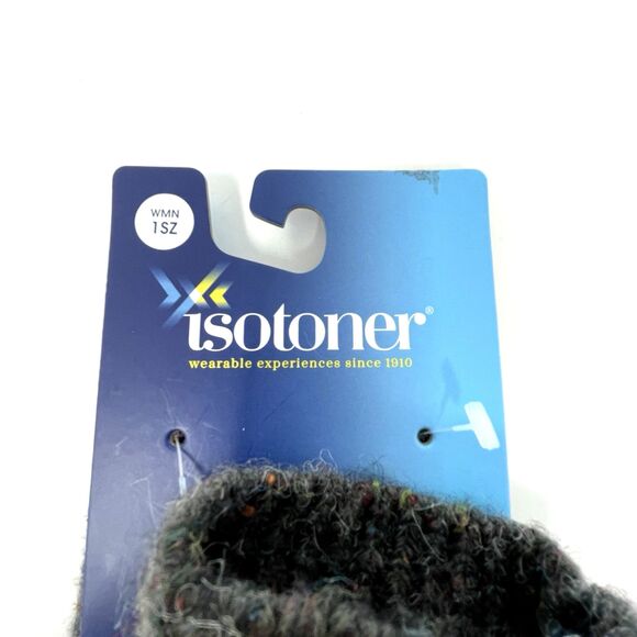 Isotoner Women's Recycled Knit Gloves - Grey Heather - Picture 5 of 8